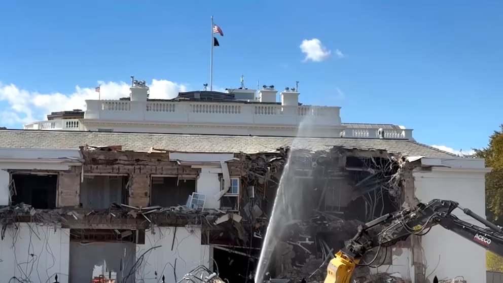 East Wing White House Demolition 2025 Ballroom